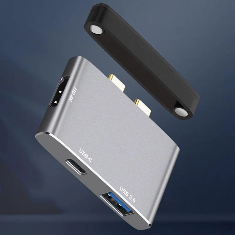 ONTEN 9177S For MacBook Type-C Hub PD3.0 Charging 4K HDMI Video Output USB 3.0 Expansion Dock