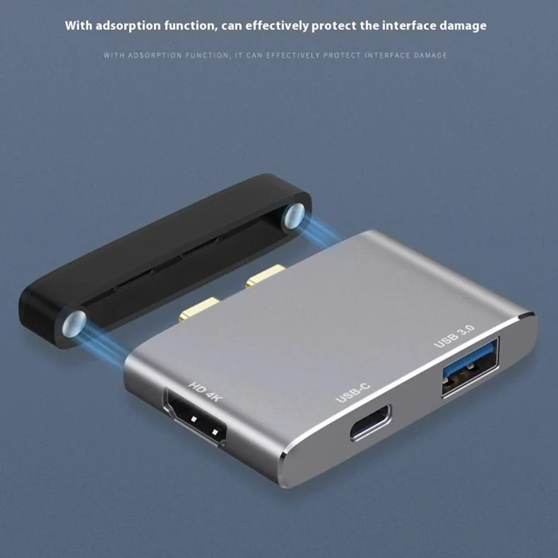 ONTEN 9177S For MacBook Type-C Hub PD3.0 Charging 4K HDMI Video Output USB 3.0 Expansion Dock