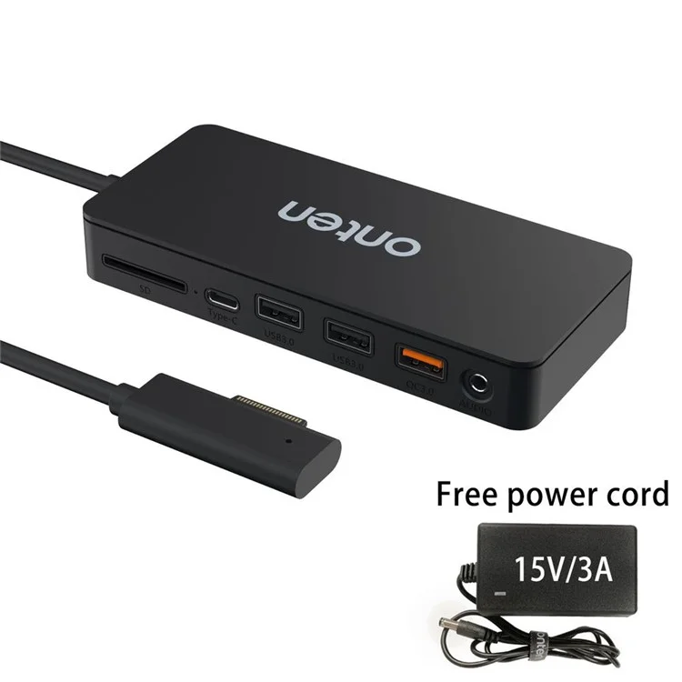 ONTEN SD13 Multifunction Docking Station for Microsoft Surface Pro  /  Go  /  Laptop HD Ethernet USB Expansion Hub