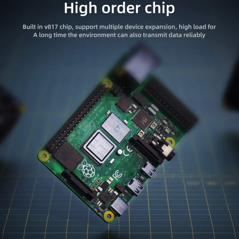 BLUEENDLESS HU701 7 in 1 USB 3.0 Hub with Independent Switch Aluminum Alloy Expansion Dock - EU Plug