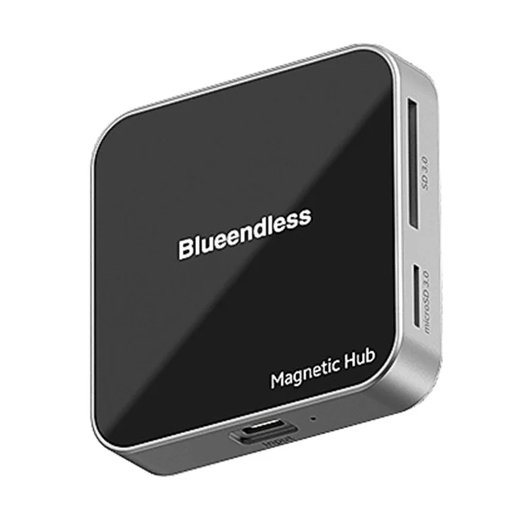 BLUEENDLESS MC701 7 in 1 Magnetic Hub USB C Docking Station with SD / TF Card Reader for Phone  /  Laptop  /  Tablet