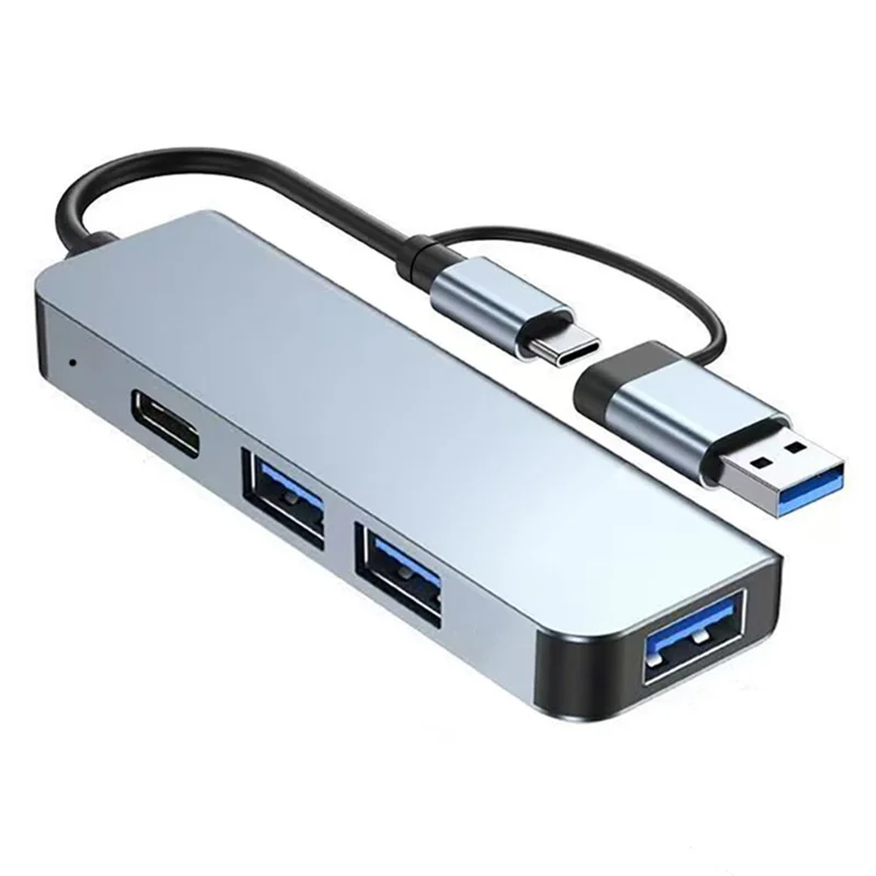 Stazione di Docking USB Type-C con Doppia Porta per Laptop, Hub Multiporta USB 3.0 con Splitter