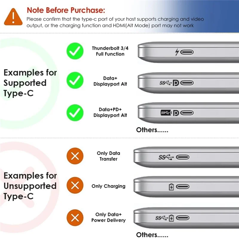 WAVLINK UG69PD27 DisplayLink 4K Monitor Docking Station USB-C KVM Exchanger Hub Adapter - US Plug