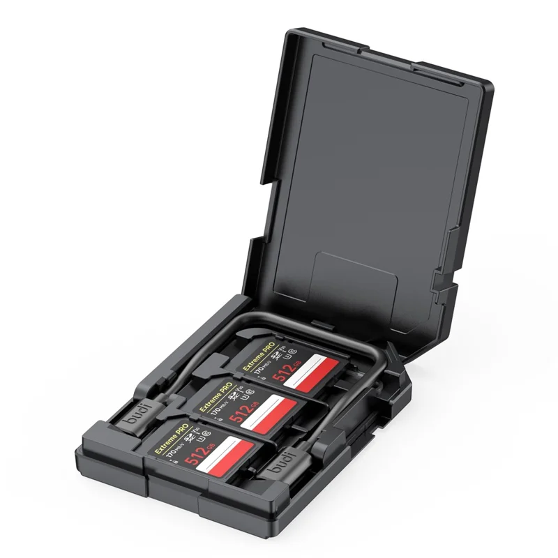 BUDI CP582B قارئ بطاقات متعدد الوظائف SD / TF مع 4 فتحات SD و 8 فتحات TF، قارئ بطاقات ذاكرة عالي السرعة بسرعة 5 جيجابت في الثانية