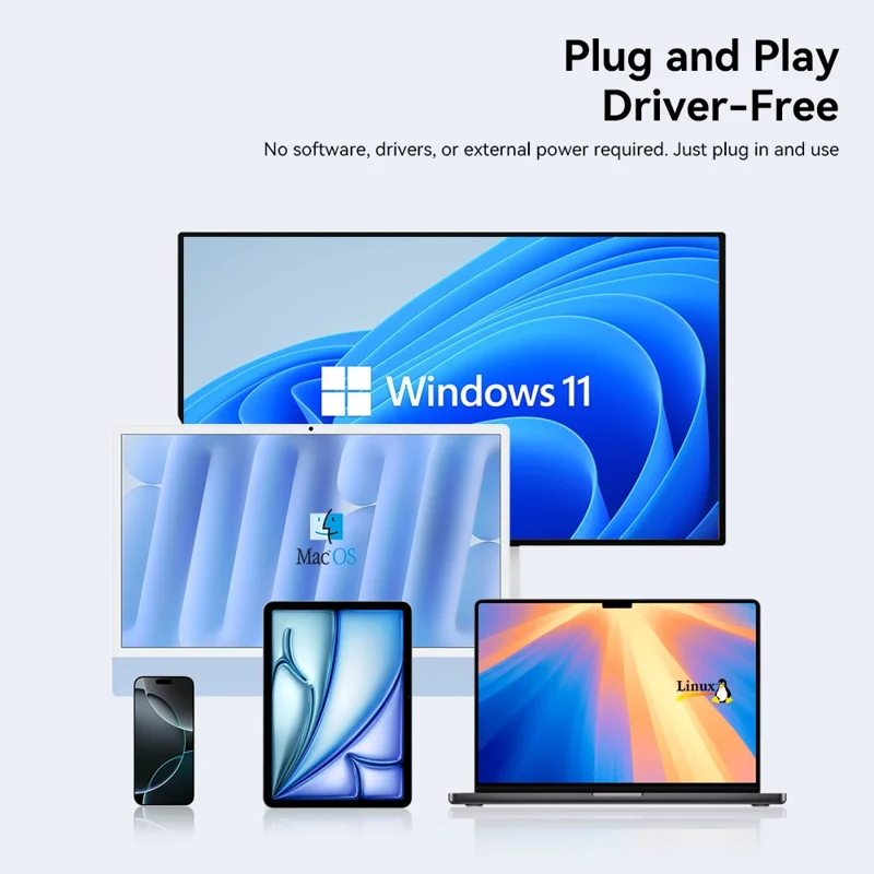 ESSAGER ECJK2K-HC0G-Z 4K 60Hz HDMI Video Capture Card USB 3.0 2 in 1 Interface Plug and Play Capture Card with Cable