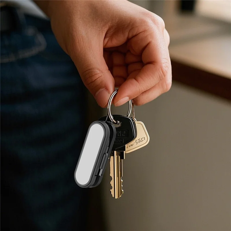 BUDI CP586TTB Kit Cavo Dati USB-C a USB-C Multifunzione, Set Cavo Ricarica Portatile da Viaggio con Slot per Schede SIM/TF, Spillo di Espulsione