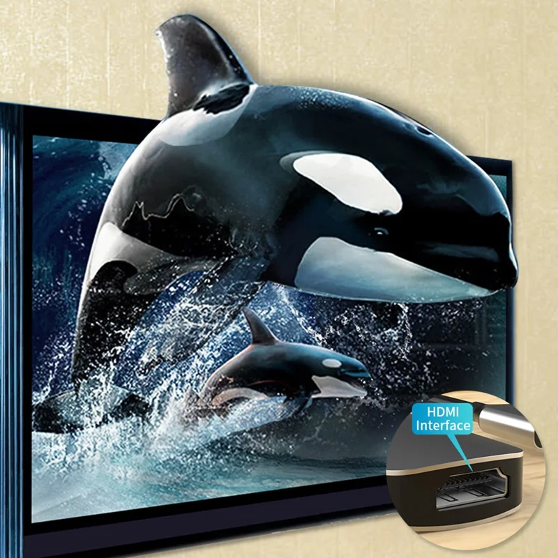 COTECI 4 in 1 USB-C Hub Multiport Adapter Type-C to HD+USB2.0+USB3.0+PD / Data Transmission for MacBook Laptop - Grey