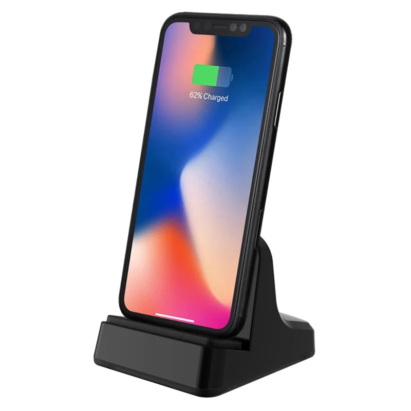 UC-03 Type-C Phone Charging Station Desktop Stand 120W QC3.0 PD Fast Charge Adjustable Charging Dock - Black