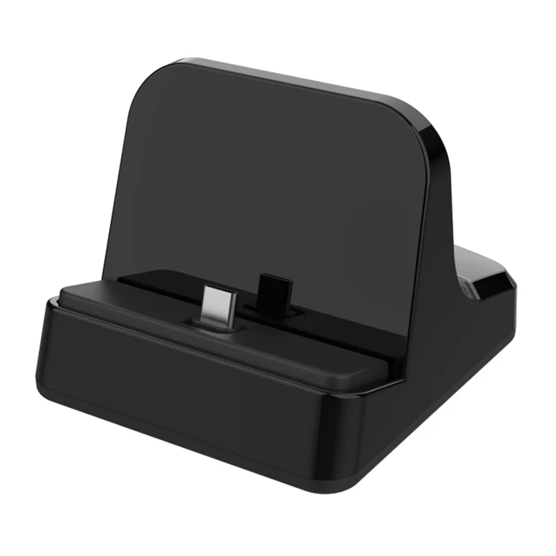 UC-03 Type-C Phone Charging Station Desktop Stand 120W QC3.0 PD Fast Charge Adjustable Charging Dock - Black