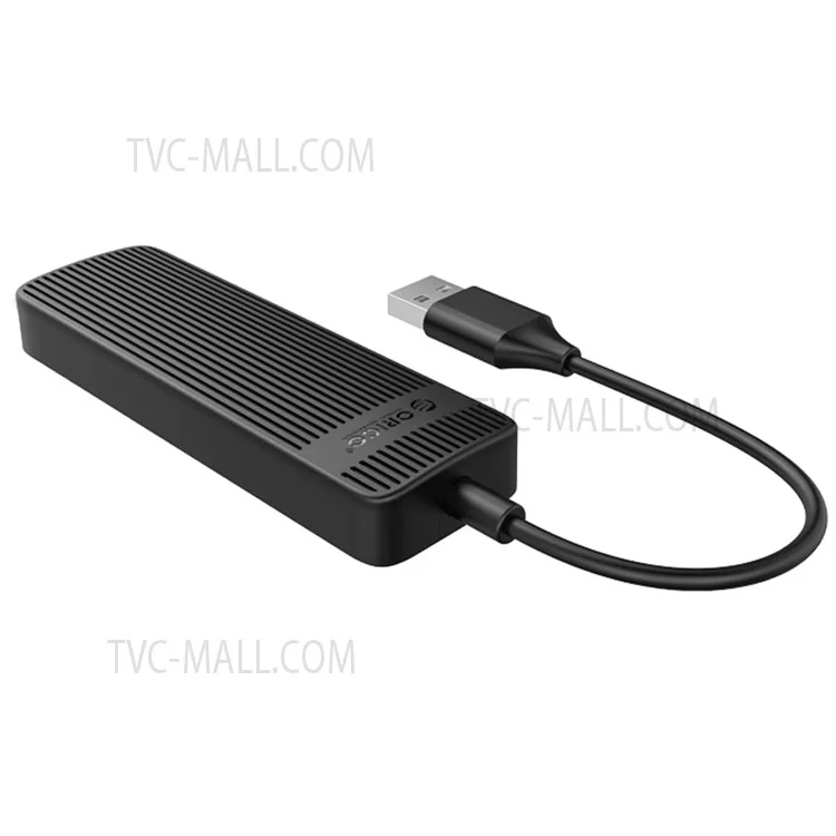ORICO FL02 Multi-Port USB2.0 Hub Mini Portable Mini USB Adapter High-speed Sync Converter for Laptops - Black