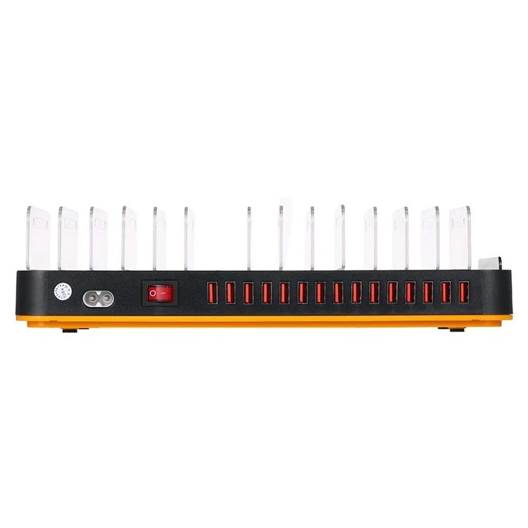 8815 Mobile Phone Tablet Charger 15 Port USB Charging Station 5V 20A 100W High Power Charging Stand (with CE) - UK Plug