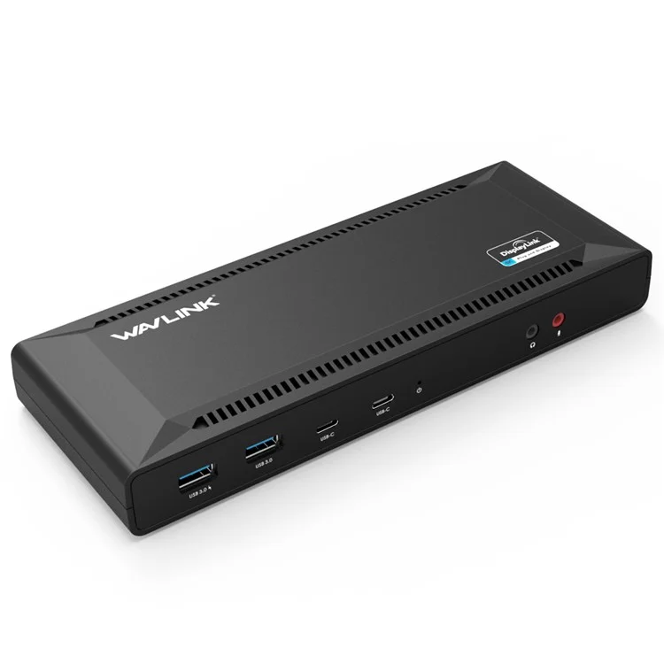 WAVLINK UG69PD2 Estação de Acoplamento Multifuncional Dual 4K 65W Carregamento Rápido Estação de Acoplamento Multiporta para Laptops - Plugue EUA