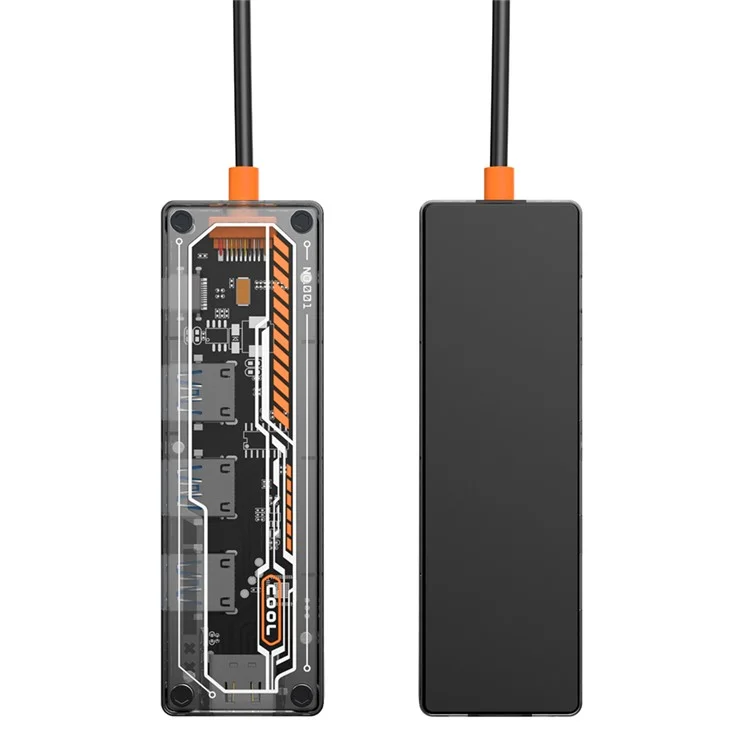 SW5H 5 Porte Type-C Hub Adattatore Type-C a Type-C PD Ricarica Rapida+USB 3.0+USB 2.0x2+HD Dock Station Chiaro Convertitore