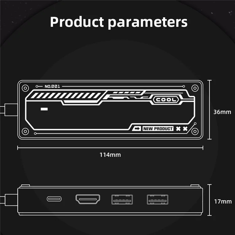 SW5H 5-in-1-typ-c-hub-dock-station Typ-c Zum Typ-c PD Fast Lad+hd+usb3.0+usb2.0+rj45 Mehrfacher Ports Adapter