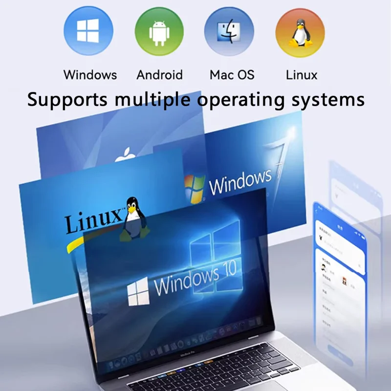 YESIDO HB23 5-in-1 Type-C Hub Adapter Multi Port USB-C Docking Station with USB3.0+2 USB2.0+DP+PD 100W