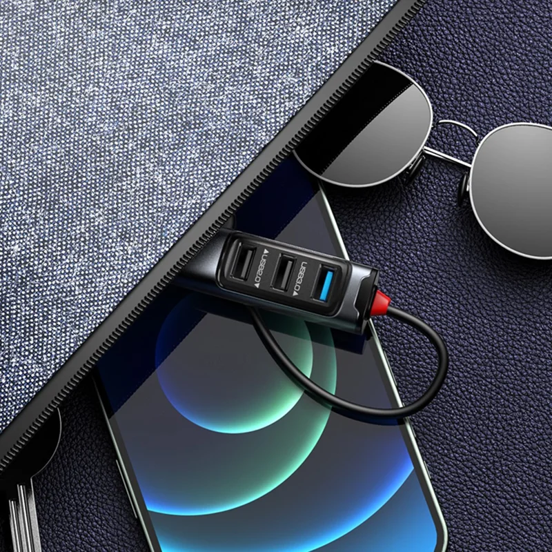 YESIDO HB23 5-in-1 Type-C Hub Adapter Multi Port USB-C Docking Station with USB3.0+2 USB2.0+DP+PD 100W