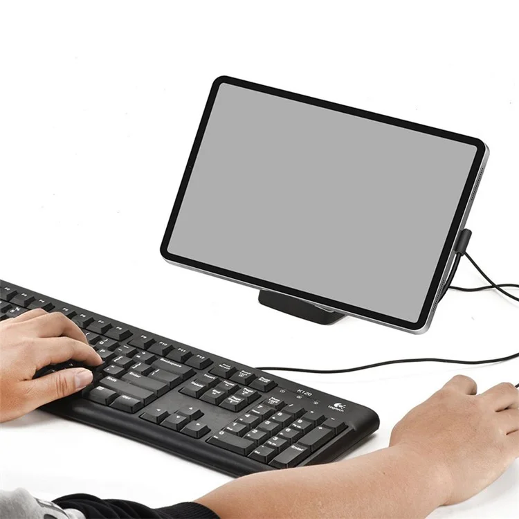 Estação de Acoplamento USB-C 8 em 1 com Hub Adaptador com USB3.0 / 2 USB2.0 / HD / TF / SD, Suporte de Carregamento de Celular Tipo-C