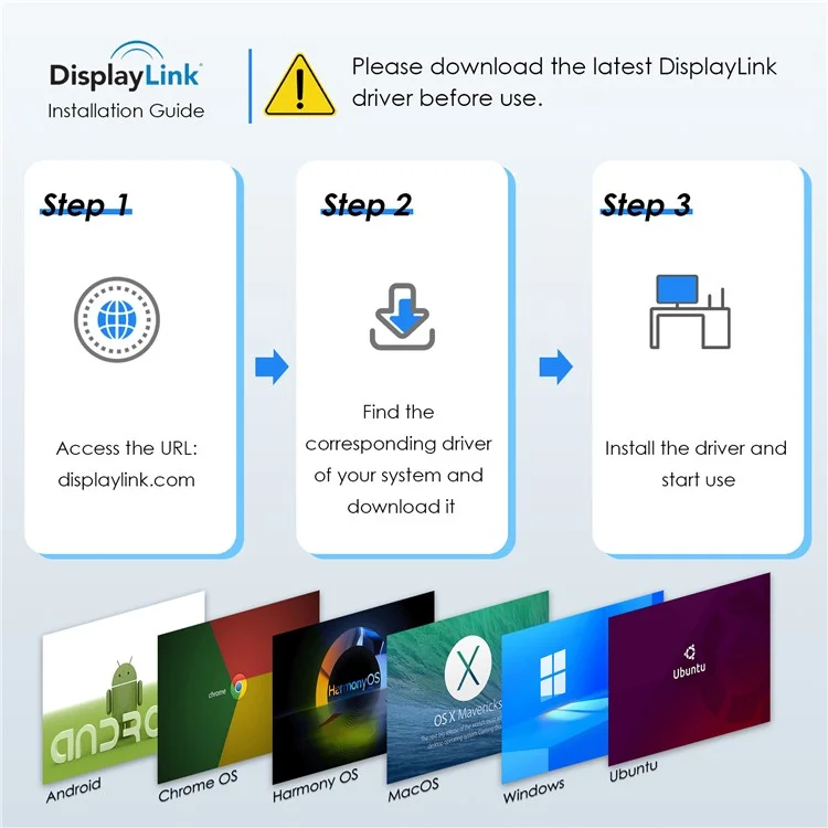 Wavlink WL-UG69DH2 Usb+type-c к Двойному 4K Hd-дисплей Adlayport Двух Мониторов Сплиттер - Черный