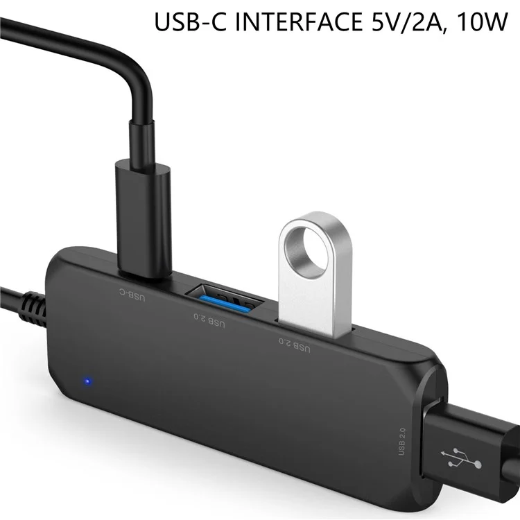 Concentrateur USB de type C ST31 Laptop Expansion Splitter Multi-Fonctionnel Station d'accueil