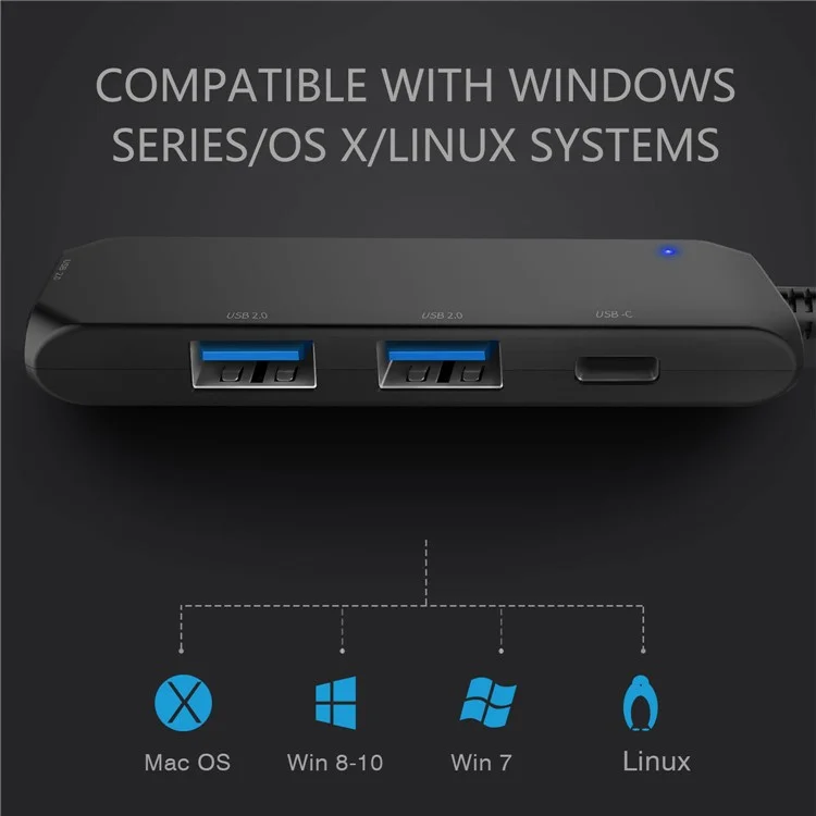 Concentrateur USB de type C ST31 Laptop Expansion Splitter Multi-Fonctionnel Station d'accueil