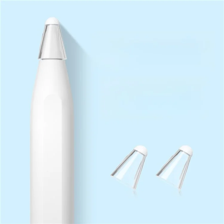 4Pcs For Huawei M-Pencil 3rd Generation / 2nd Generation / 1st Generation / Apple Pencil (2nd Generation) / (1st Generation) Pen Tips Cover - Transparent