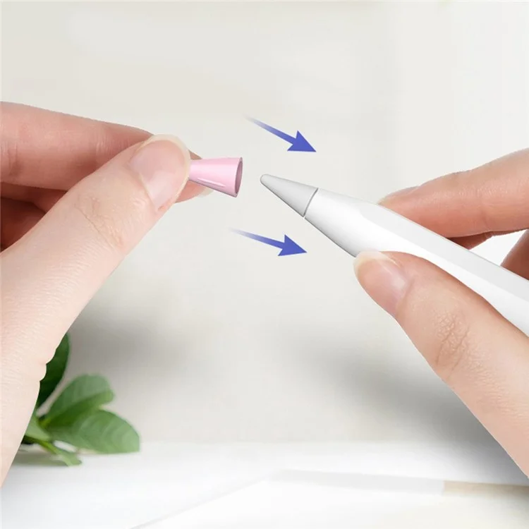 4Pcs For Huawei M-Pencil 3rd Generation / 2nd Generation / 1st Generation / Apple Pencil (2nd Generation) / (1st Generation) Pen Tips Cover - Transparent