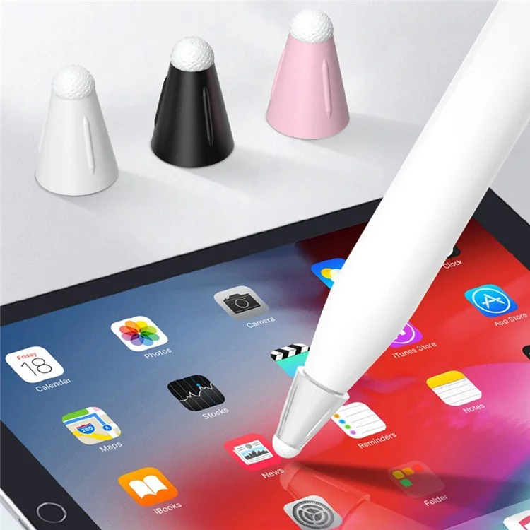 4Pcs For Huawei M-Pencil 3rd Generation / 2nd Generation / 1st Generation / Apple Pencil (2nd Generation) / (1st Generation) Pen Tips Cover - Transparent