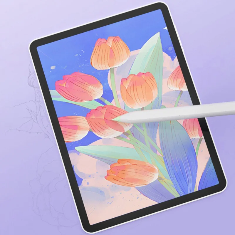 For Apple Pencil (2nd Generation) / Pencil (1st Generation) / Pencil (USB-C) Replacement Tips Tablet Pen Tips - Fine Point / Transparent Pink