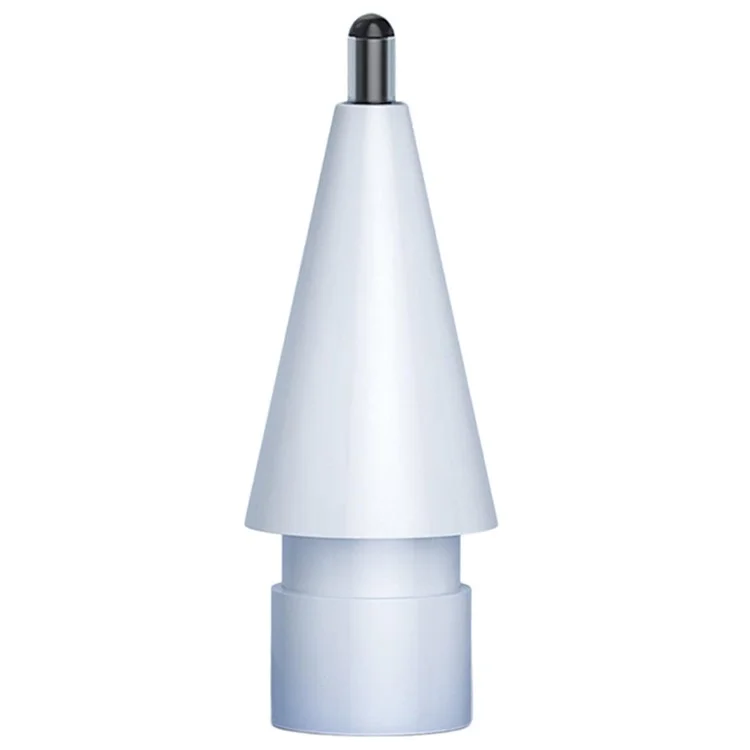 For Apple Pencil (2nd Generation) / Pencil (1st Generation) / Pencil (USB-C) / Pencil Pro Tips 2B Damping Silent - Fine Point / White