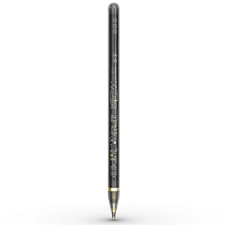 10pro Transparent Active Capacitive Pen Tilt Sensitivity and Palm Rejection Stylus for iPad (Wireless Charging)
