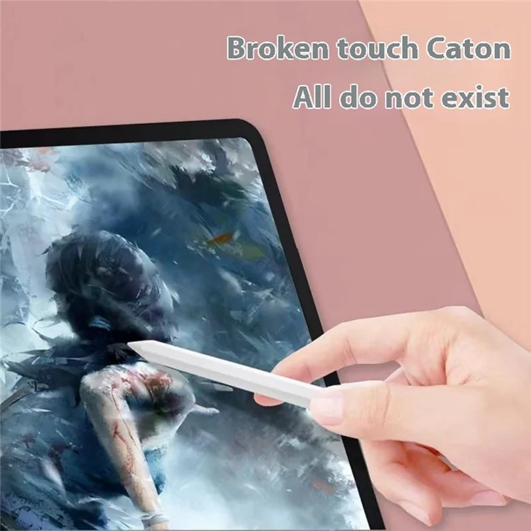 Stylus com 4 LEDs com rejeição de palma, fixação magnética para iPad OS 12.2+ (2018 em diante)