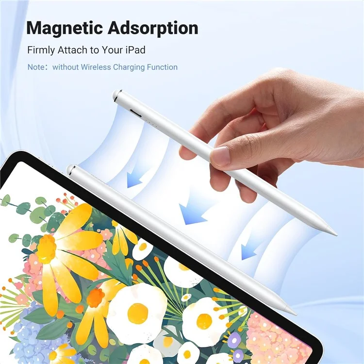 Bolígrafo estilográfico UGREEN de aleación de aluminio con control de toque preciso y punta de POM de 1,5 mm para iPad 6 / 7 / 8 / 9 / 10