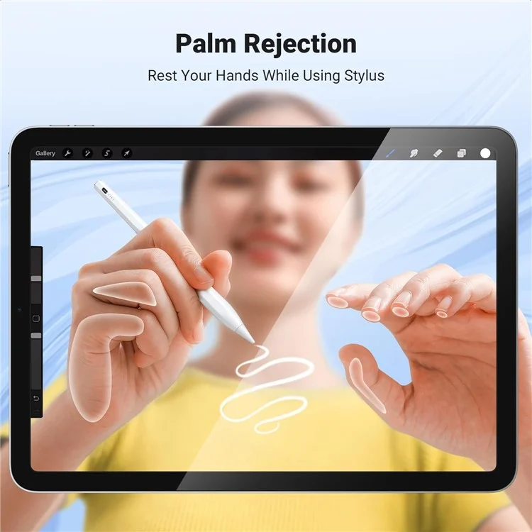 Bolígrafo estilográfico UGREEN de aleación de aluminio con control de toque preciso y punta de POM de 1,5 mm para iPad 6 / 7 / 8 / 9 / 10
