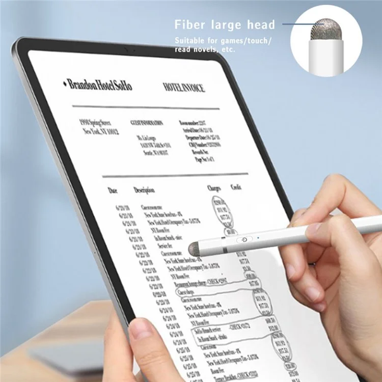P7-C Universal Active Stylus for Ipad / Huawei / Xiaomi / Microsoft Tablets Capacitive Touchscreen Pen
