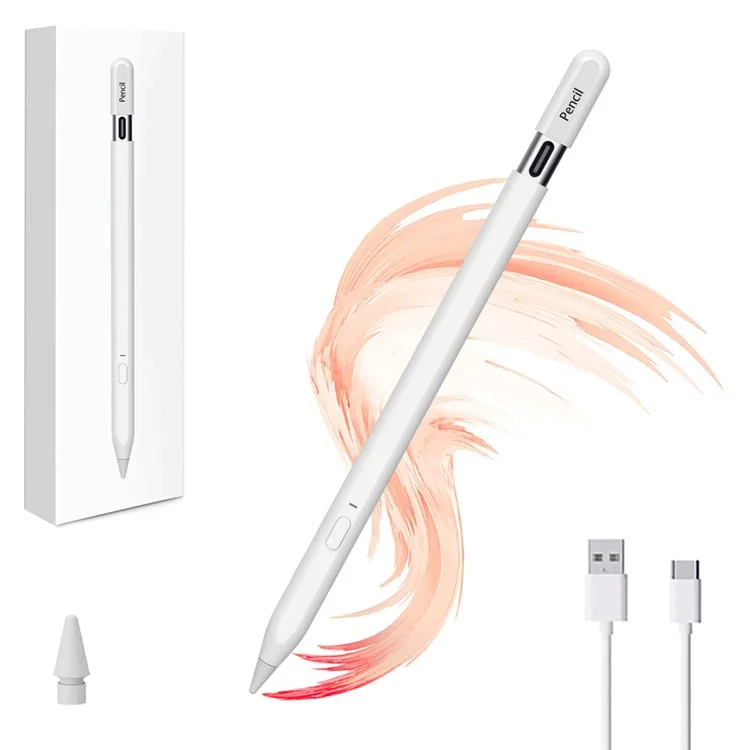 Lápiz Stylus P20Pro Compatible con Bluetooth para Escritura Digital, Lápiz Capacitivo Magnético para Pantalla Táctil de iPad
