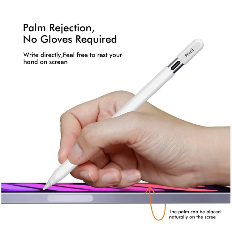 Lápiz Stylus P20Pro Compatible con Bluetooth para Escritura Digital, Lápiz Capacitivo Magnético para Pantalla Táctil de iPad