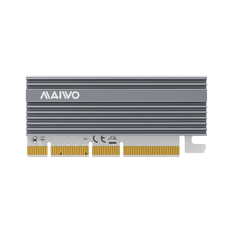 MAIWO KT058 NVME SSD Adapter Card PCIE X16 3.0 M.2 NVME Conversion Card with RGB Light
