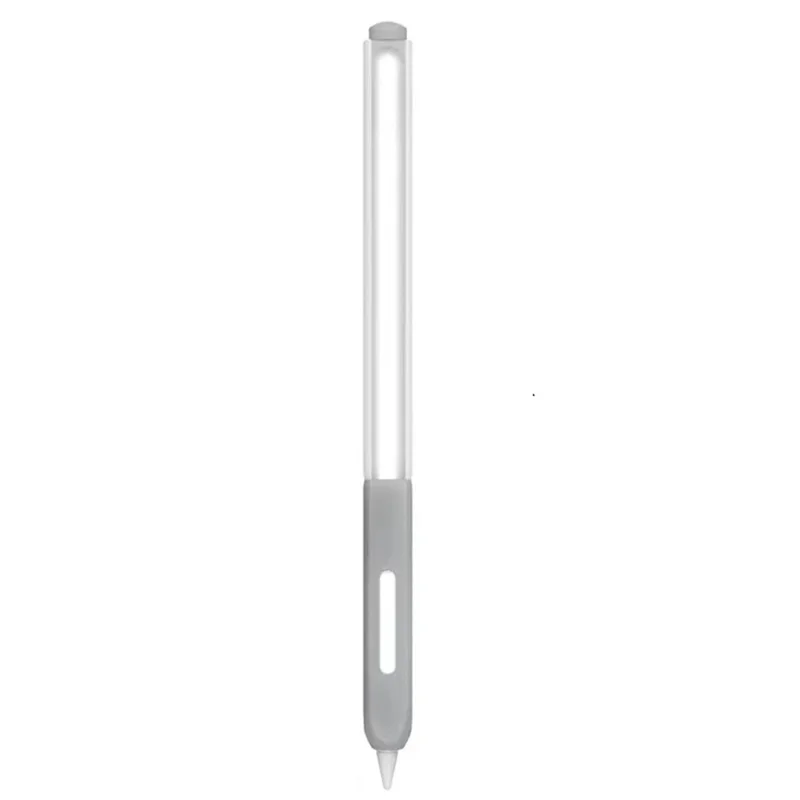 For Apple Pencil (2nd Generation) / Pencil Pro Silicone Sleeve Pencil Stylus Protective Case - Grey