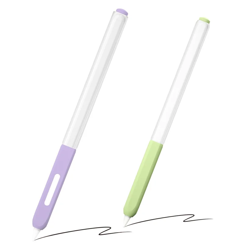 For Apple Pencil (2nd Generation) / Pencil Pro Silicone Sleeve Pencil Stylus Protective Case - Grey