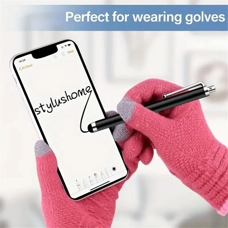 Lápiz Stylus Universal para Teléfono y Tablet, Punta de 7mm, Alta Precisión para Escritura