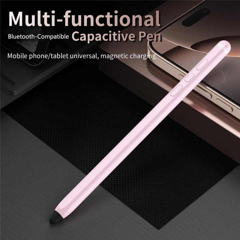 For Samsung Galaxy Z Fold7 5G Capacitive Pen Bluetooth-Compatible Digital Precision Input Writing Stylus - Pink