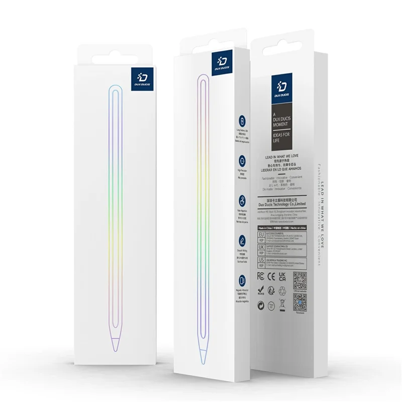 DUX DUCIS SP-06 Stylet Actif pour iPad avec Affichage de Puissance, Sensibilité à l'Inclinaison et Rejet de la Paume