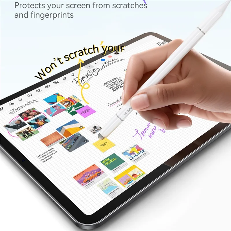 JOYROOM JR-BP561 Stylus Pen Passive 3-in-1 Magnetic Capacitive Pencil for Tablets Smartphones - White