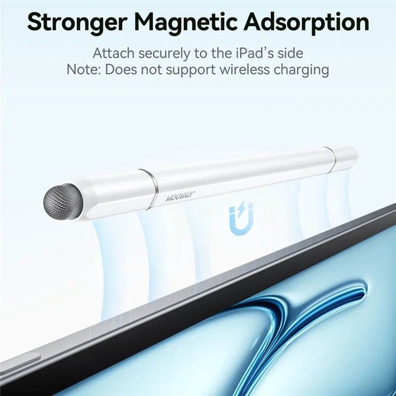 JOYROOM JR-BP561 Stylus Pen Passive 3-in-1 Magnetic Capacitive Pencil for Tablets Smartphones - White