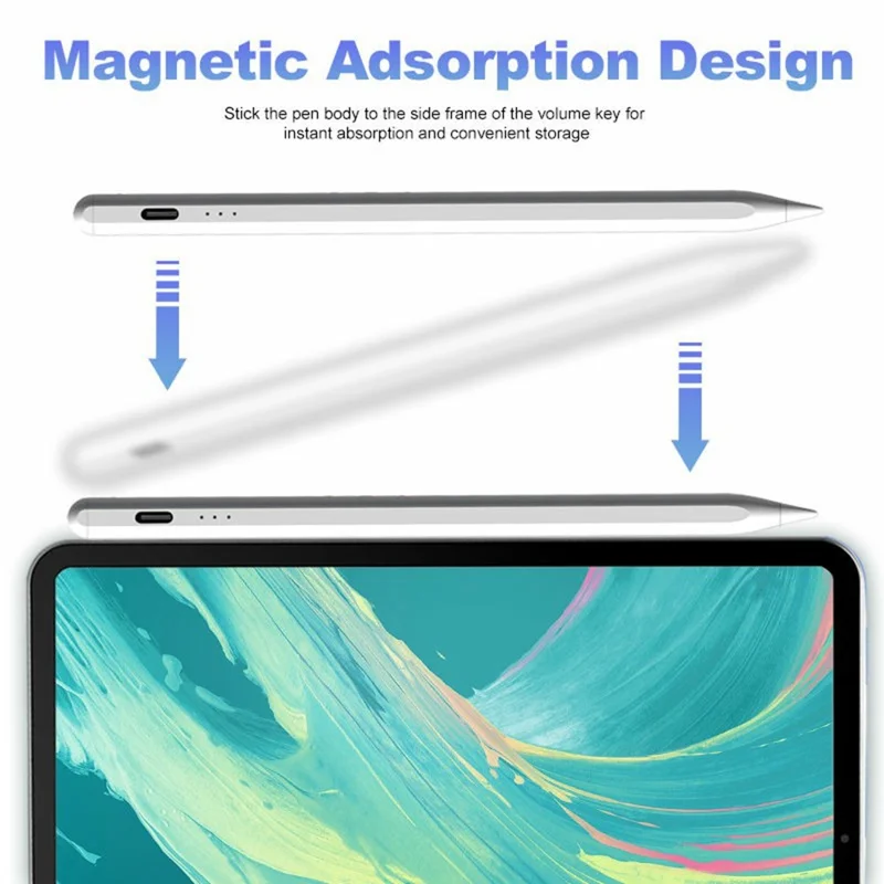JD19-P For iPad (2018 and Later) Capacitive Stylus Pen Tablet Touch Screen Handwriting Pen