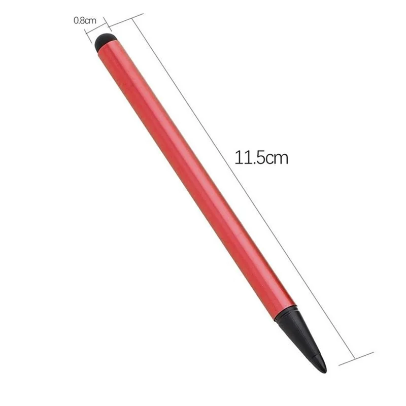 Stylus Pen for iPhone / Samsung / iPad Capacitive Pen Touch Screen Stylus Pencil Mobile Phone Pen - Red