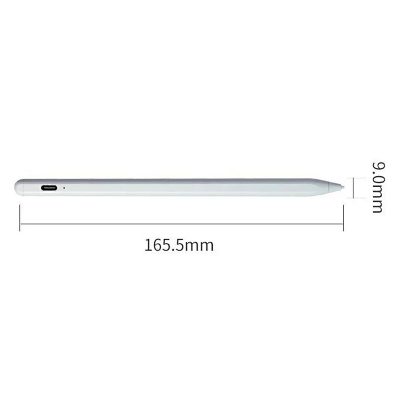 LD100 130mAh Dual Mode Capacitive Stylus Magnetic Anti-Mistouch Pen for iPad Android - White