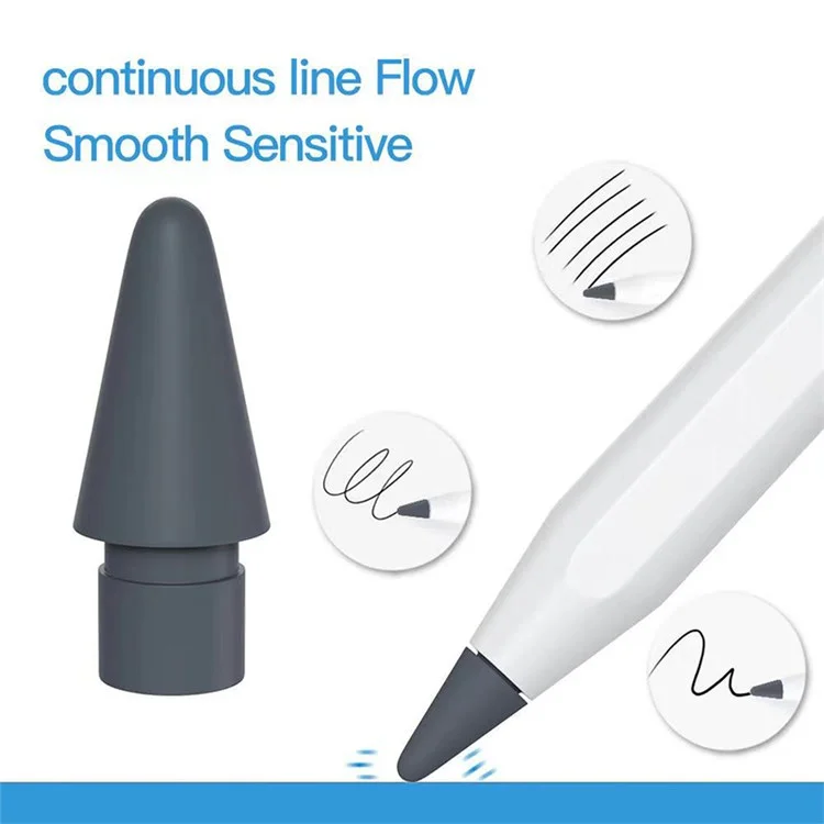 Replacement Pen Tips for Apple Pencil 1st Gen and 2nd Gen Pen Nibs for iPad Pro Pencil - White