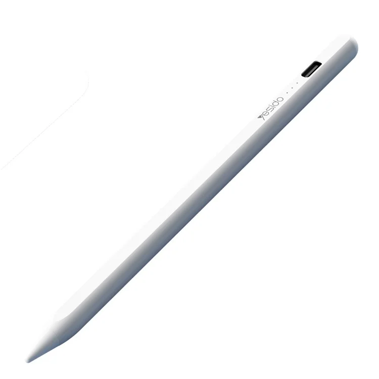 YESIDO ST07 Active Capacitive Stylus Lightweight Touch Screen Pencil Compatible with iPad Air 10.5 inch (2019) / Pro 11-inch (2018) / (2020) / Pro 12.9-inch (2018) / (2020) - Type-C Port