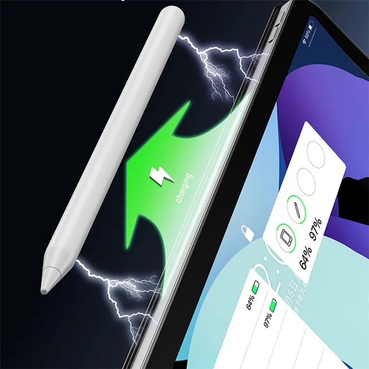ESSAGER Capacitive Stylus Support Magnetic Wireless Charging Lightweight Touch Screen Pencil Portable Capacitive Pen for Writing Drawing